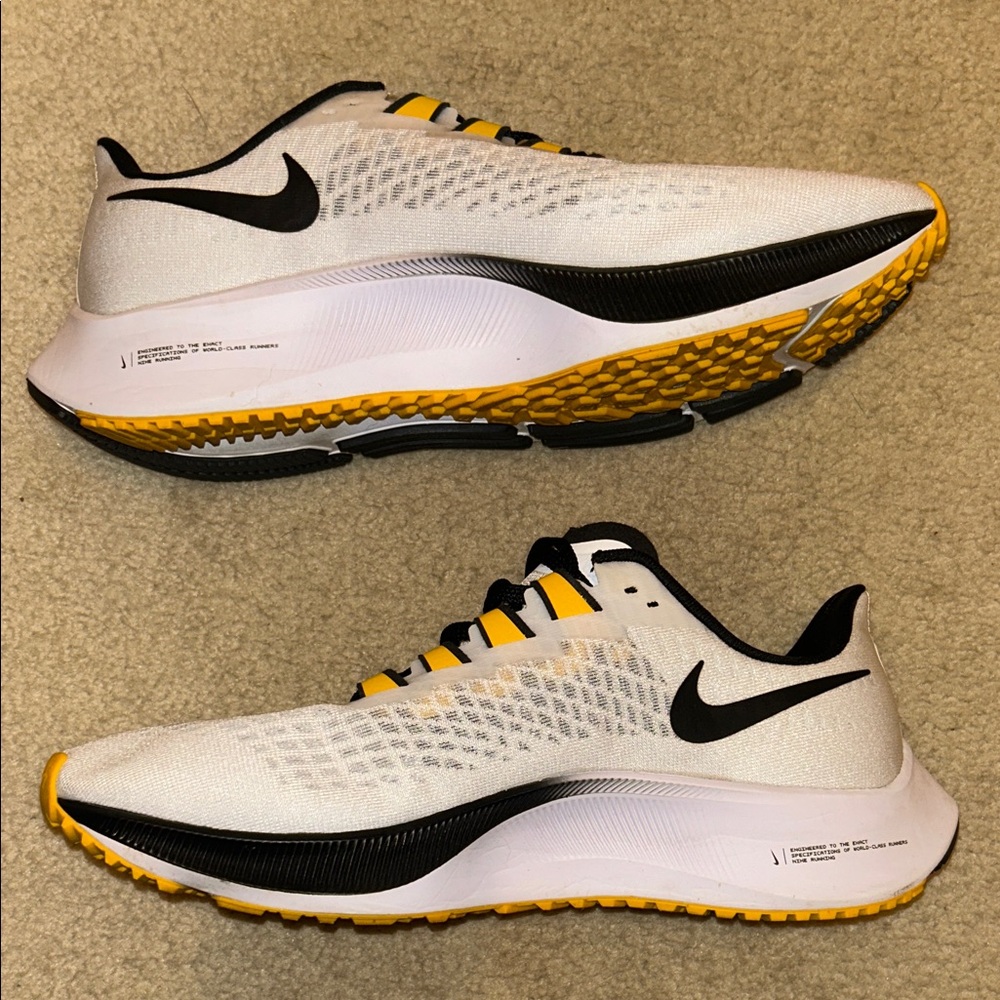 Pittsburgh Steelers Nike Unisex Air Zoom Pegasus 37 Running Shoes - Picture 10 of 14